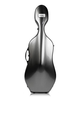 BAM 1004XLSC Hightech Compact Cello case, silver carbon .