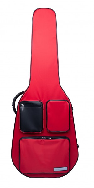 SALE - BAM PERF8002SR Guitar Case Performance, Cranberry red