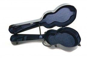 BAM 8004XLC Hightech Arch Top 16-inch Guitar Case, Carbon .