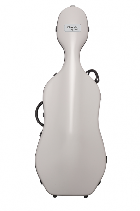 BAM 1001SGC Classic cello case without wheels, Light grey
