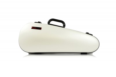 BAM 2003XLW Hightech Overhead Violin case, white .