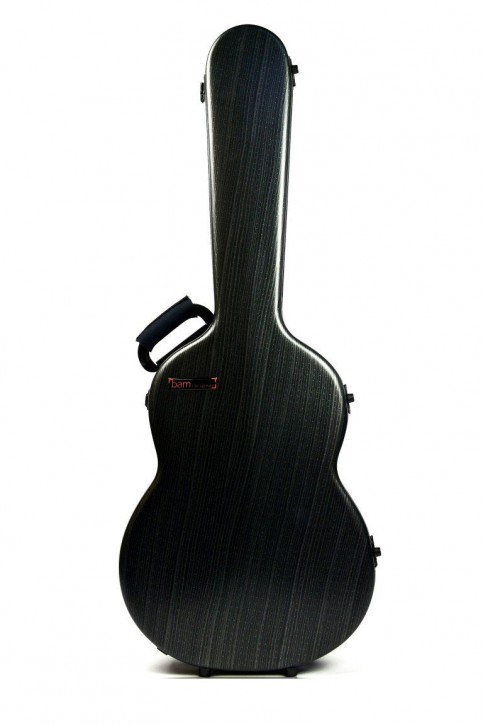 BAM 8002XLLB Hightech klassisches Gitarrenetui, Schwarz Lazure .