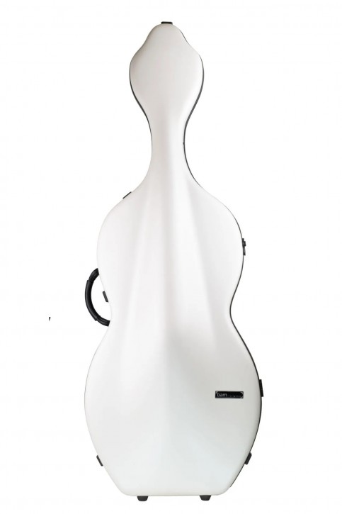 BAM BONB1003XLWM_N Bonbon Hightech Cello Case, White/Brown