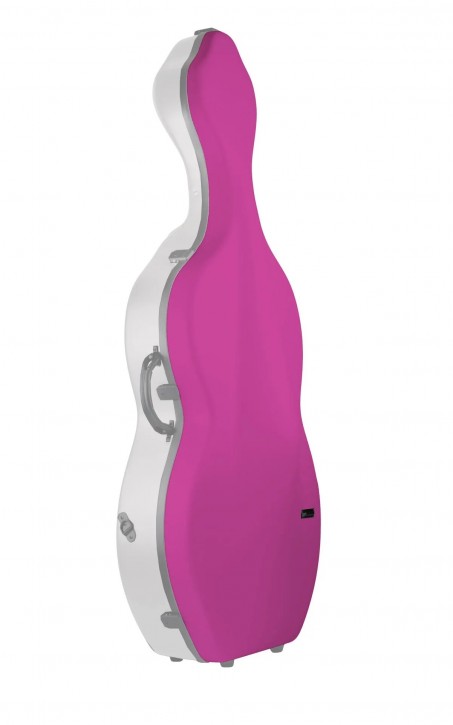 BAM BONB1003XLWVTW_S Bonbon Hightech Cello Case with Wheels, Violet/White