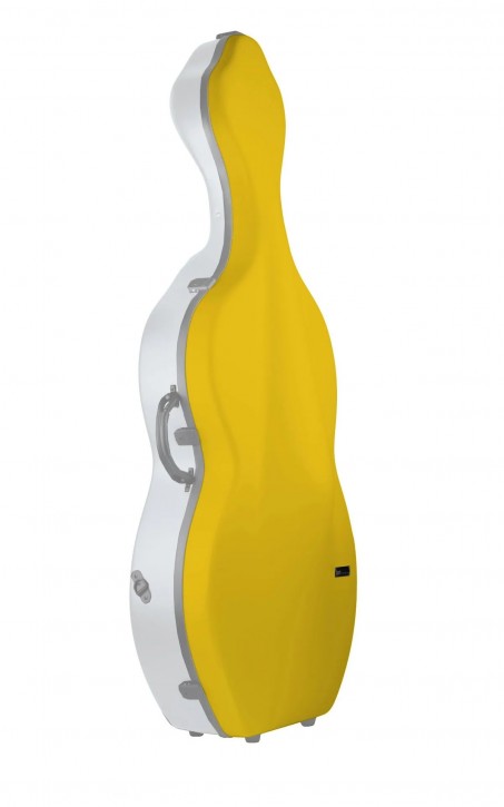 BAM BONB1003XLJW_S Bonbon Hightech Cello Case, Yellow/White