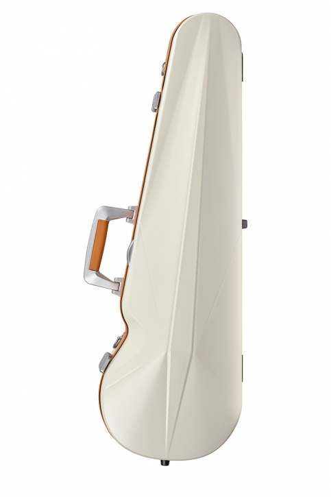BAM SUP2002XLWN Supreme Ice Hightech Contoured Violin Case, White-Orange .