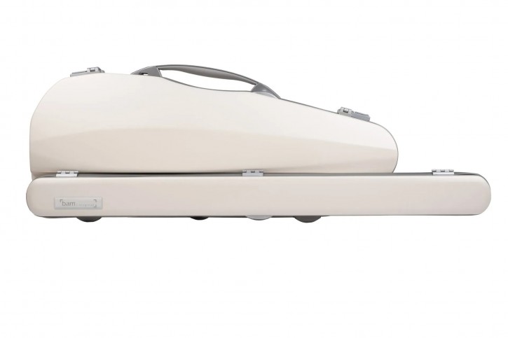 BAM ICONIC2003XLW ICONIC WITH BAM LOGO Hightech Cabin Violin Case, White