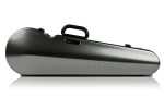 BAM 2002XLSC Hightech contoured violin case, silver carbon .