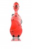 BAM 1001SWR Classic Cello case with wheels, red