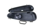 BAM 2003XLSC Hightech Overhead Violin case, silver carbon .