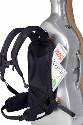 BAM 9036 Ergonomic Backpack for Cello Case, Black