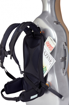 BAM 9036 Ergonomischer Rucksack für Cello Etui, Schwarz