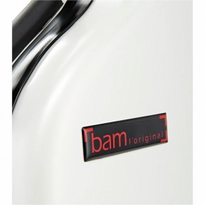 BAM 8002XLW Hightech Classical Guitar Case, White .