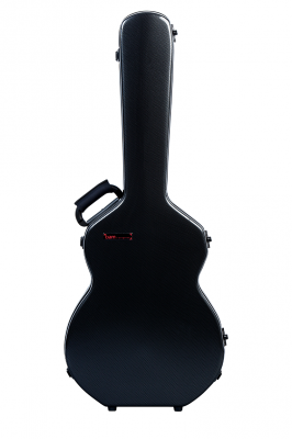 BAM 8008XLC Hightech OM Gitarren Etui, Schwarzes Carbon .