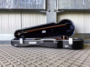 BAM OP2002XLNS SUPREME L'OPERA Hightech Contoured Violin Case, Black Polycarbonate