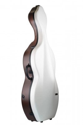BAM BONB1003XLWM_N Bonbon Hightech Cello Case, White/Brown