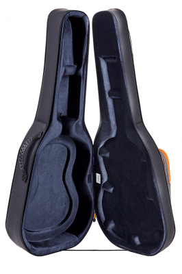 BAM PEAK8002SN PEAK PERFORMANCE Classical Guitar Case, Black/Grey .
