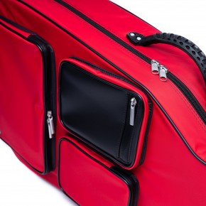 SALE - BAM PERF8002SR Guitar Case Performance, Cranberry red