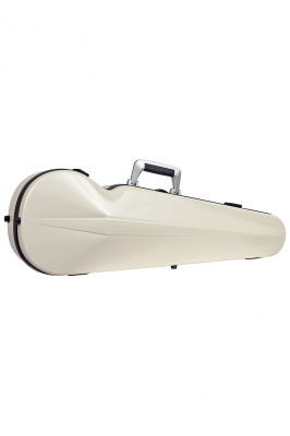 BAM SUP2002XLWN Supreme Ice Hightech Contoured Violin Case, White-Black .