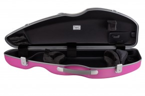 BAM BONB2004XLWVT_S Bonbon Hightech Violin Case, White/Violet