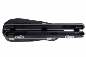 BAM ICONIC2003XLCF ICONIC WITH BAM LOGO Hightech Cabin Violin Case, Carbon Forge
