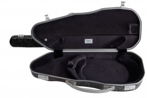 BAM ICONIC2003XLCF ICONIC WITH BAM LOGO Hightech Cabin Violin Case, Carbon Forge